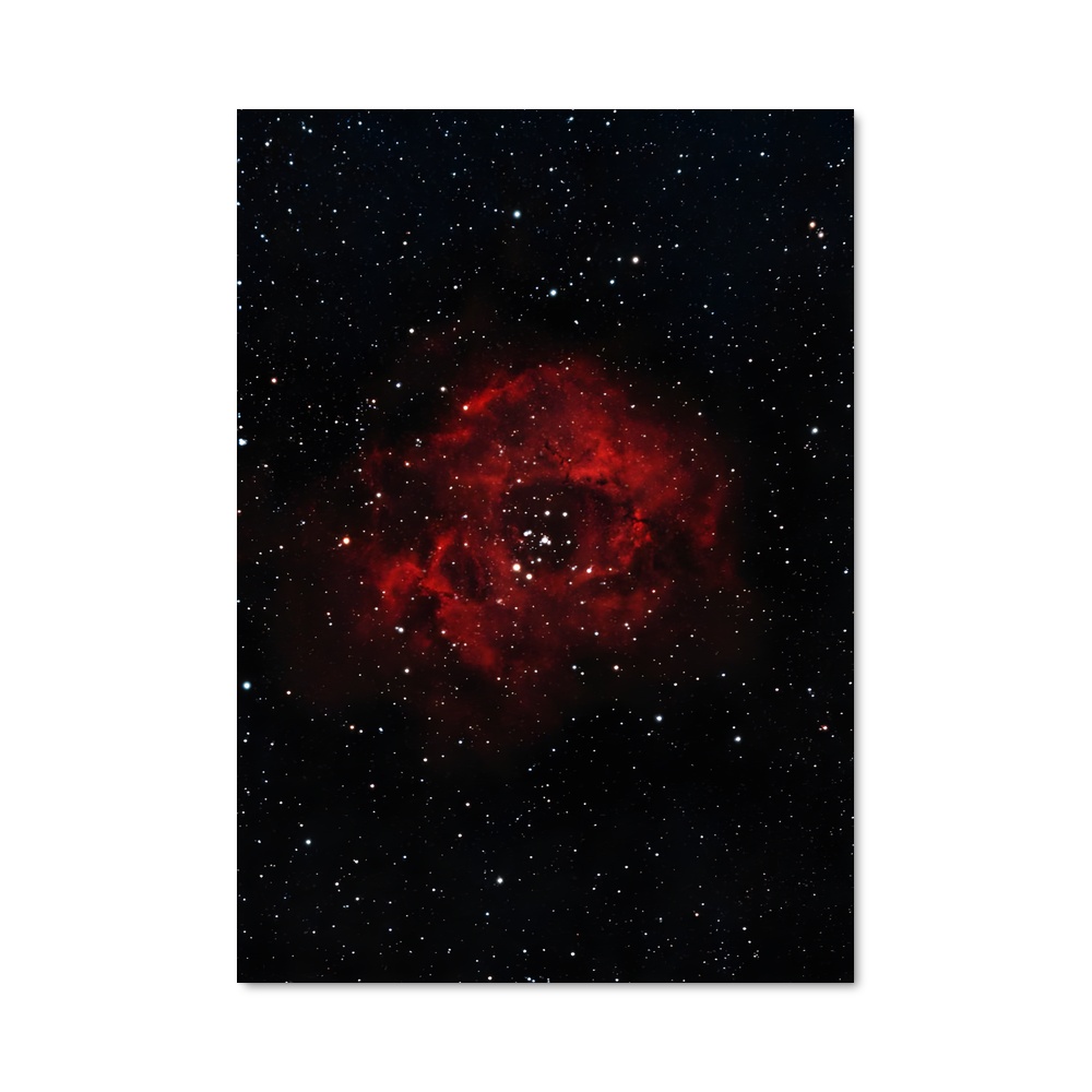 Poster Captivant de la Nébuleuse Rosette